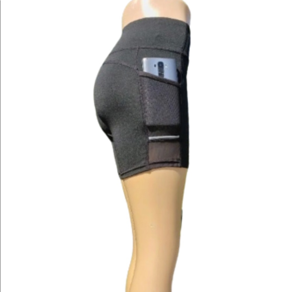 NWT Biker Shorts w reflective detail